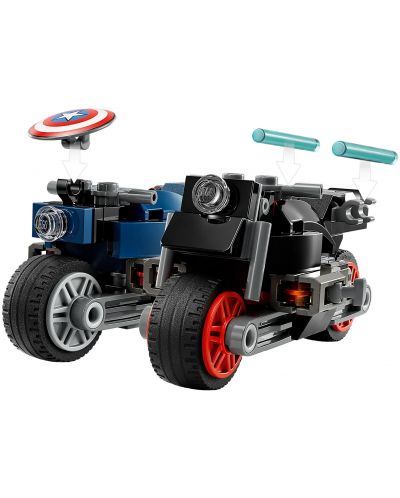 Κατασκευαστής LEGO Marvel Super Heroes - Μοτοσικλέτες Captain America και Black Widow (76260) - 5