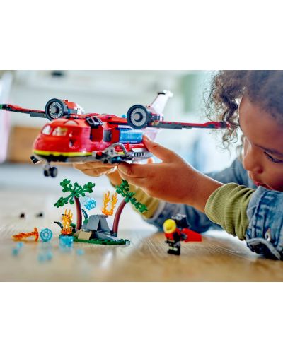 Κατασκευαστής LEGO City - Πυροσβεστικό αεροπλάνο διάσωσης (60413) - 8