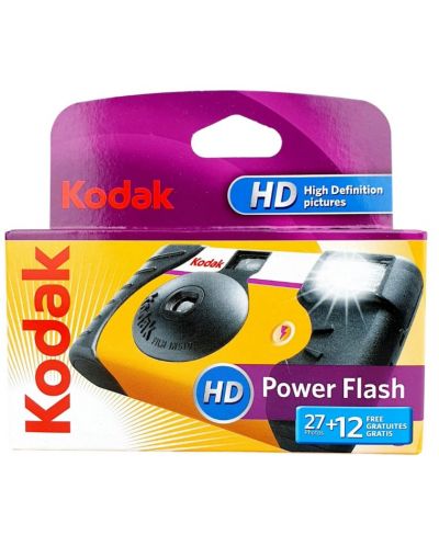 Φωτογραφική μηχανή Compact  Kodak - Power Flash 27+12, κίτρινο - 2