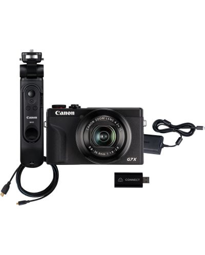 Συμπαγής φωτογραφική μηχανή Canon - Powershot G7 X III,+ για streaming, μαύρο - 1