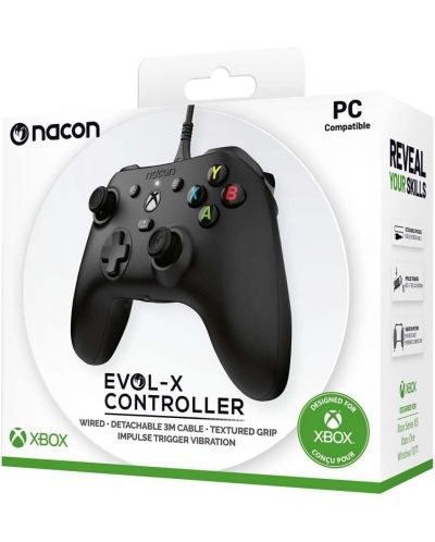 Χειριστήριο  Nacon - EVOL-X, ενσύρματο, μαύρο(Xbox One/Series X/S/PC) - 3