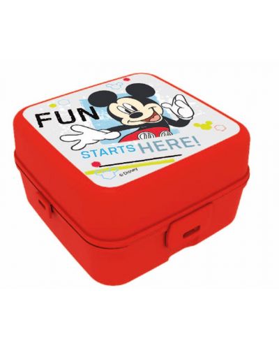 Σετ μπουκαλιού και κουτιού φαγητού Disney - Micky Mouse - 2