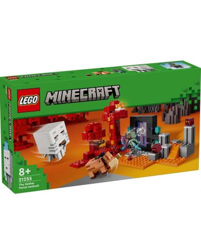 Κατασκευαστής  LEGO Minecraft - Ενέδρα από την πύλη προς την Κόλαση (21255) - 1