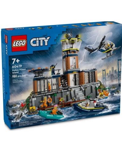 Κατασκευαστής LEGO City - Νησί αστυνομικών φυλακών (60419) - 1