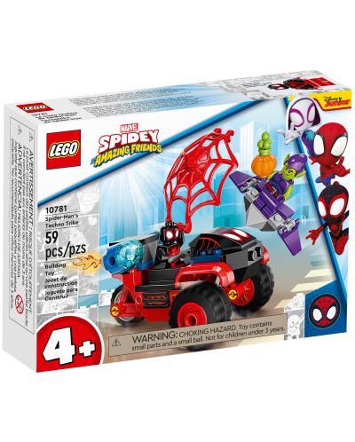 Κατασκευαστής Lego Marvel - Spidey Amazing Friends, Spider-Man’s Techno Trike (10781) - 1