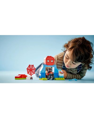 Κατασκευαστής LEGO Duplo - Spidey's Motorcycle Adventure (10424) - 6