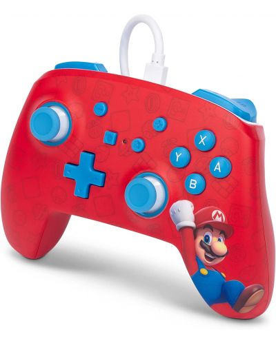 Ελεγκτής   PowerA - Enhanced, ενσύρματο, για Nintendo Switch, Woo-hoo! Mario - 4