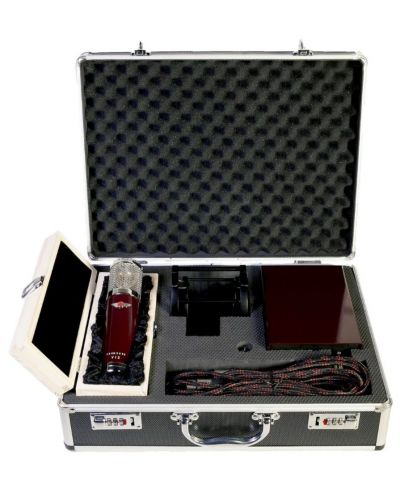 Σετ μικρόφωνο με αξεσουάρ Vanguard - V13, κόκκινο/ασημί - 5