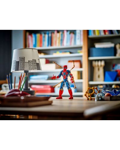 Κατασκευαστής LEGO Marvel Super Heroes - Spiderman με σιδερένια πανοπλία(76298) - 7
