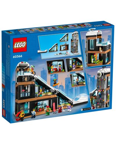 Κατασκευαστής LEGO City - Χιονοδρομικό και αναρριχητικό κέντρο (60366) - 10