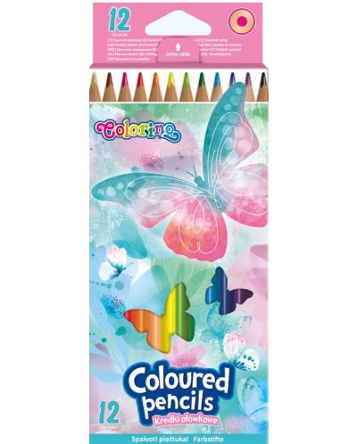 Σετ χρωματιστά μολύβια Colorino - Dreams, 12 χρωμάτων - 1