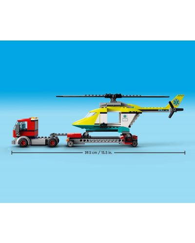 Κατασκευαστής Lego City - Μεταφορά ελικοπτέρου διάσωσης (60343) - 6