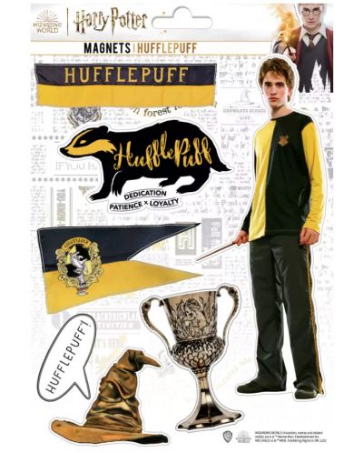 Σετ μαγνήτες CineReplicas Movies: Harry Potter - Hufflepuff	 - 1