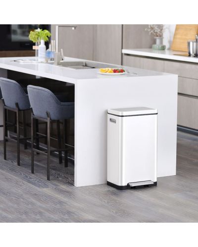 Κάδος απορριμμάτων EKO Europe - X-Cube, 30 l, άσπρο - 5