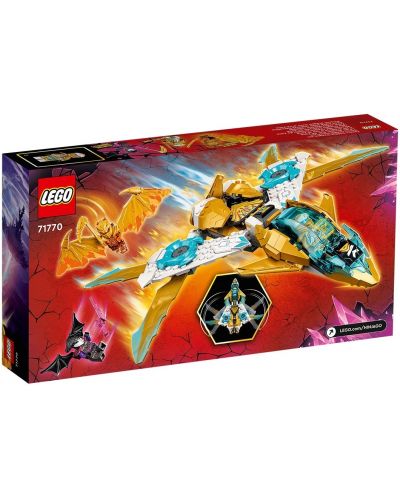 Κατασκευή Lego Ninjago - Το Χρυσό αεροπλάνο του Ζέιν (71770) - 2