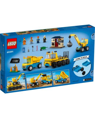 Κατασκευαστής  LEGO City - Εργοτάξιο με φορτηγά (60391) - 2