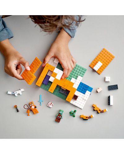 Κατασκευαστής Lego Minecraft - Η καλύβα των αλεπούδων (21178) - 4