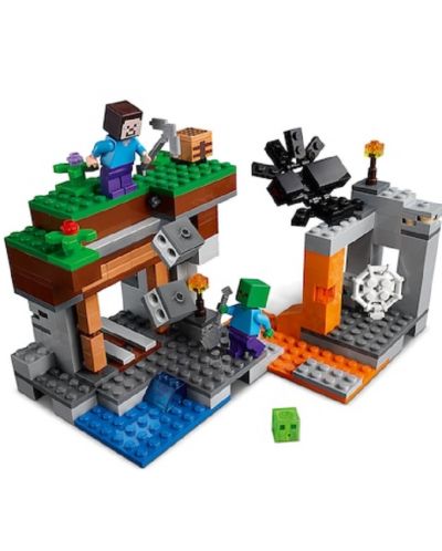 Κατασκευαστής Lego Minecraft - Εγκαταλελειμμένο ορυχείο (21166) - 2