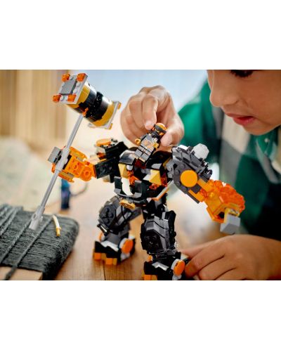 Κατασκευαστής LEGO Ninjago -Το στοιχειώδες γήινο ρομπότ του Κόουλ (71806) - 4