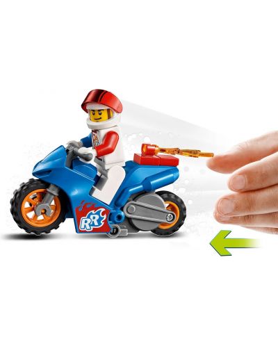 Σετ Lego City Stunt - Stunt Motorcycle Rocket (60298) - 3