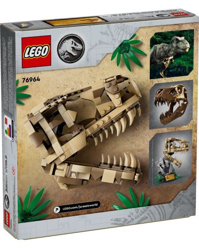 Κατασκευαστής LEGO Jurassic World - Κρανίο Τυραννόσαυρου Ρεξ (76964) - 9
