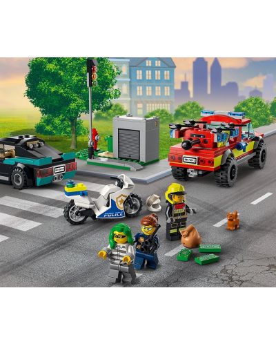 Κατασκευαστής Lego City - Πυροσβεστική διάσωση και αστυνομική καταδίωξη (60319) - 6