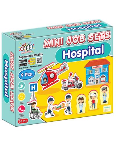 Σετ παιχνίδια που μιλάνε Jagu -Νοσοκομείο,9 τεμάχια  - 1