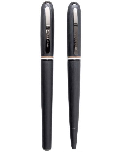 Σετ στυλό και πένα Hugo Boss Contour Iconic - Σκούρο γκρι - 2
