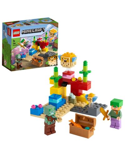 Κατασκευαστής Lego Minecraft - Κοραλλιογενής Ύφαλος (21164) - 2