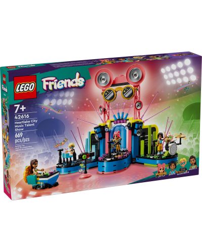Κατασκευαστής LEGO Friends - Μουσικό σόου  Heartlake City (42616) - 1