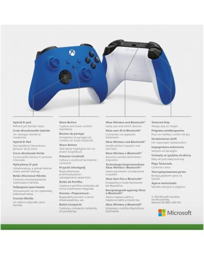 Ελεγκτής  Microsoft - για  Xbox,ασύρματος,Shock Blue - 5