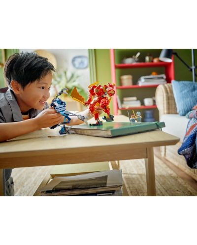 Κατασκευαστής LEGO Ninjago - Το στοιχειώδες ρομπότ της Kai's Fire (71808) - 4