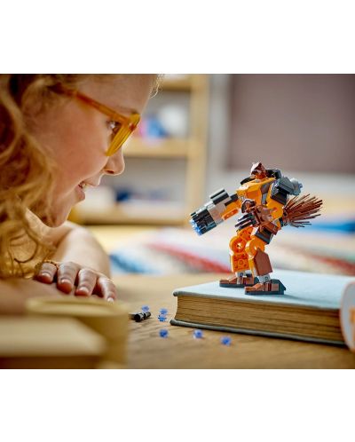 Κατασκευαστής LEGO Marvel Super Heroes - Η ρομποτική πανοπλία του Rocket (76243) - 5