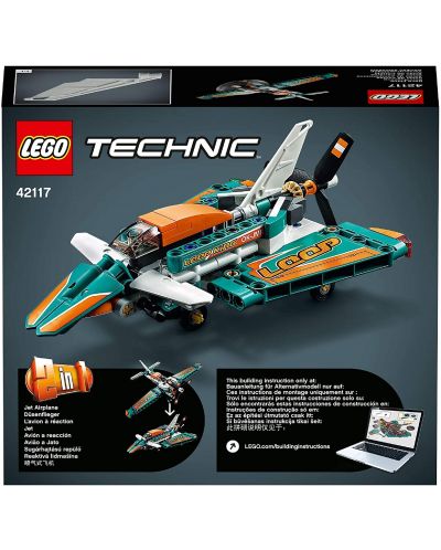 Κατασκευαστής Lego Technic - Αγωνιστικό αεροπλάνο (42117) - 7