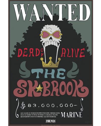 Σετ μίνι αφίσες GB eye Animation: One Piece - Brook & Chopper Wanted Posters - 3