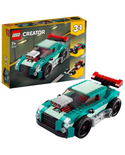 Κατασκευαστής Lego Creator 3 σε 1 - Αγωνιστικό αυτοκίνητο (31127) - 2