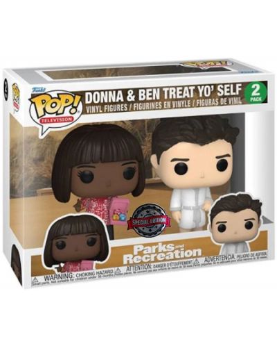 Σετ φιγούρες Funko POP! Television: Parks and Recreation - Donna & Ben Treat Yo'Self (Special Edition) - 2