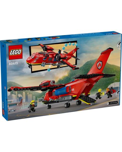 Κατασκευαστής LEGO City - Πυροσβεστικό αεροπλάνο διάσωσης (60413) - 2