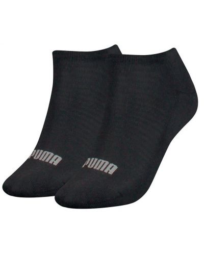 Σετ γυναικείες κάλτσες Puma - Sneaker, 2 ζευγάρια, μαύρες - 1