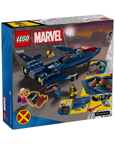 Κατασκευαστής LEGO Marvel Super Heroes - X-τζετ αεροπλάνο των X-Men (76281) - 9