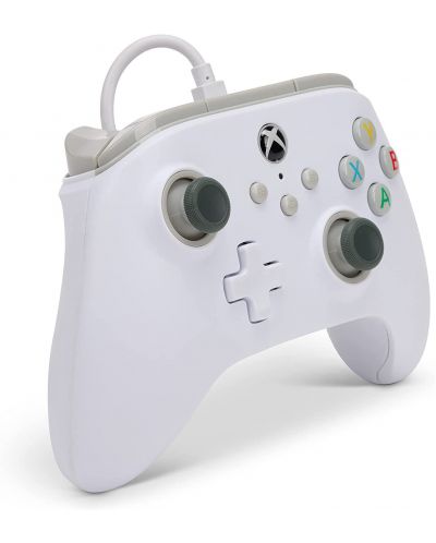 Χειριστήριο PowerA - Xbox One/Series X/S, ενσύρματο, White - 2