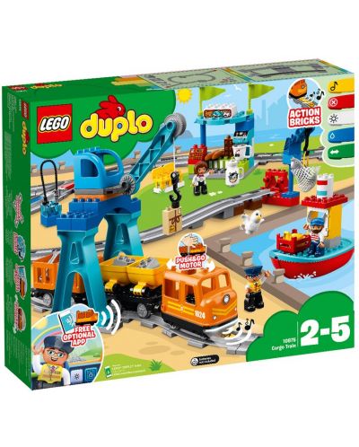 Κατασκευαστής Lego Duplo - Εμπορευματικό τρένο (10875) - 1