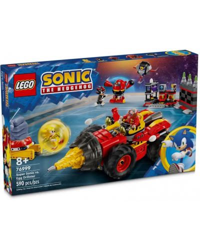 Κατασκευαστής LEGO Sonic - Super Sonic vs. Egg Drillster (76999) - 1