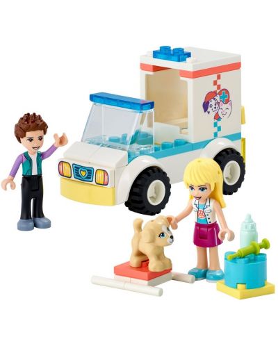 Κατασκευαστής Lego Friends - Ασθενοφόρο κτηνιατρικής κλινικής (41694) - 2