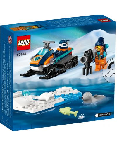 Κατασκευαστής LEGO City - Snowmobile, Arctic Explorer (60376) - 2