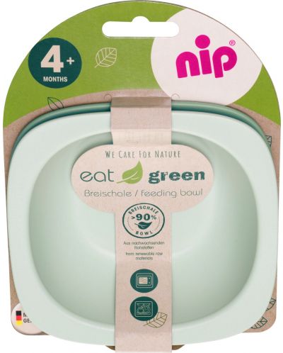 Σετ 2 μπολ NIP Еat Green - Πράσινο - 2