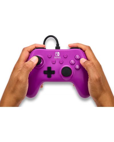 Χειριστήριο  PowerA - Enhanced, ενσύρματο, για Nintendo Switch, Grape Purple - 6