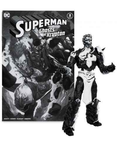 Σετ φιγούρες  δράσης McFarlane DC Comics: Superman - Ghosts of Krypton (Page Punchers) (Sketch Edition) (Gold Label) (Limited Edition), 18 cm - 7