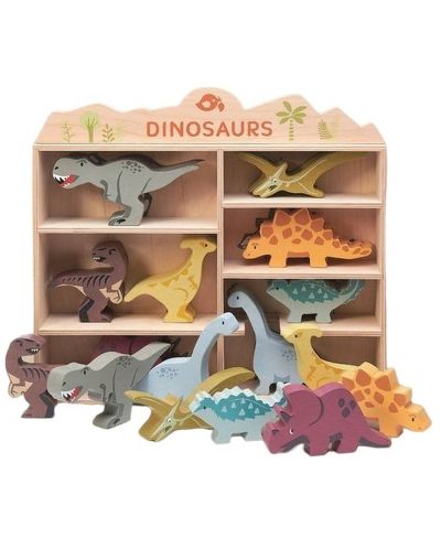 Σετ ξύλινες φιγούρες  Tender Leaf Toys -Δεινόσαυροι  σε ράφι  - 3