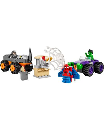 Κατασκευαστής Lego Marvel - Spidey Amazing Friends, Χαλκ εναντίον Ρινόκερου (10782) - 3